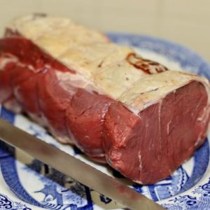 sirloin beef joint, sirloin joint, grass fed beef, Sunday roast, beef roast, locally sourced meat, Russell's Butchers