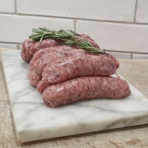 Venison, Rosemary & Cranberry Sausages 35oz/1kg (16-20 sausages)
